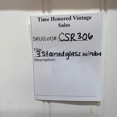 3 Stained Glass Windows