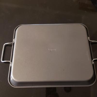 Three Enameled Roasting Pans, Wilton Armetale Platter & More (K-KD)