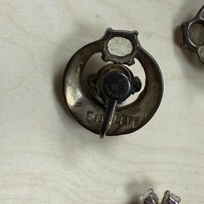 Vintage Clip-On Earrings and Brooches (ST-SS)