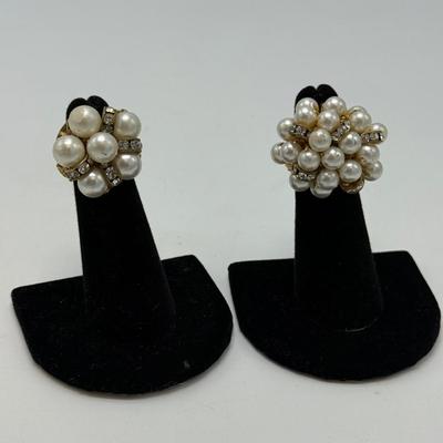 Vintage Clip-On Earrings and Brooches (ST-SS)