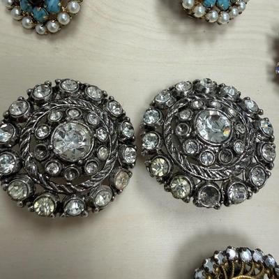 Vintage Clip-On Earrings and Brooches (ST-SS)