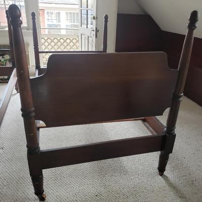 Pair of Vintage Twin Bed Frames (A-KD)