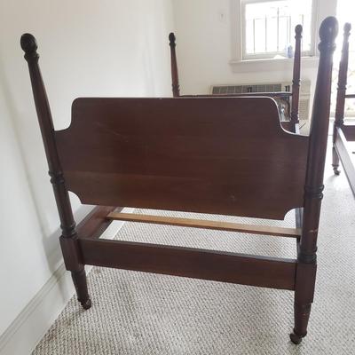Pair of Vintage Twin Bed Frames (A-KD)