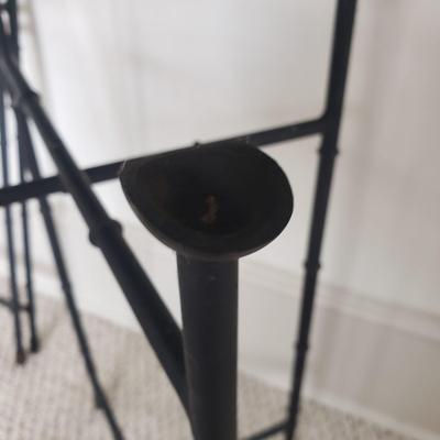 Pair of Painted Metal Tray Tables (A-KD)