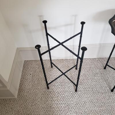 Pair of Painted Metal Tray Tables (A-KD)