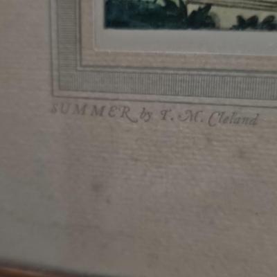 The Four Seasons Illustrations by T.M. Cleland (B1C-JS)