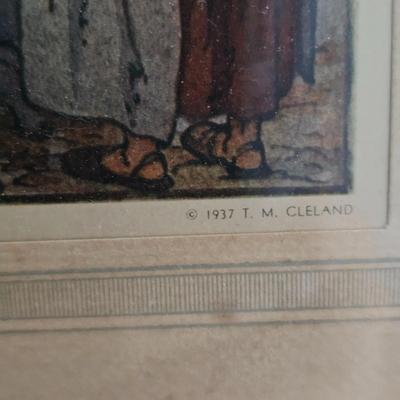 The Four Seasons Illustrations by T.M. Cleland (B1C-JS)