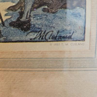 The Four Seasons Illustrations by T.M. Cleland (B1C-JS)