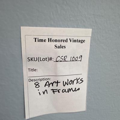 Framed artworks, photographs, Prints