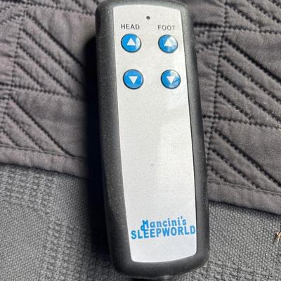 Mancini’s Sleepworld Adjustable Twin Bed and Tempurpedic Twin Mattress