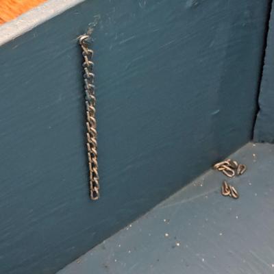 Painted Wooden Trunk (B1C-JS)