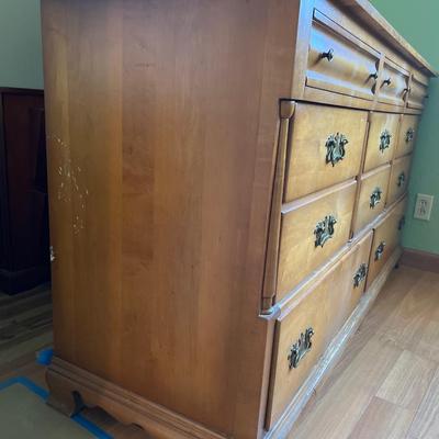 ANTIQUE AMERICAN EMPIRE Walnut CHEST 12 DRAWERS DRESSER