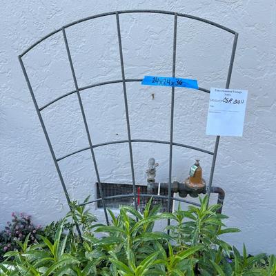 Clay Planter with Live plants