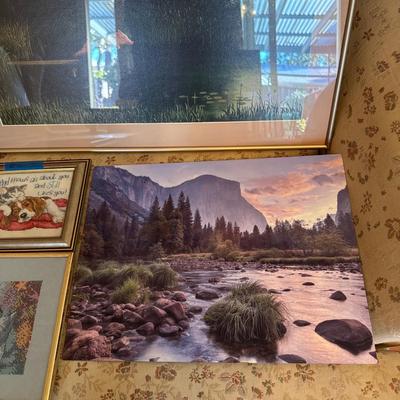 Artwork and photographs quilt not included