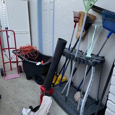 Gardening Tools and Tool Organizing Storage
