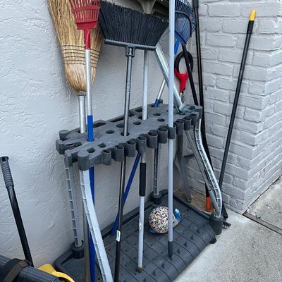 Gardening Tools and Tool Organizing Storage