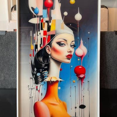 “Spectrum Crown”- framed