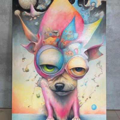 “ The Space between realities”-framed