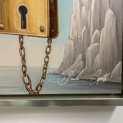 “Locked Mind” - framed