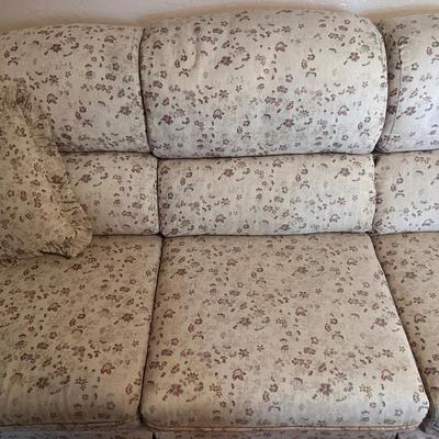 3- Person Skirted Sofa