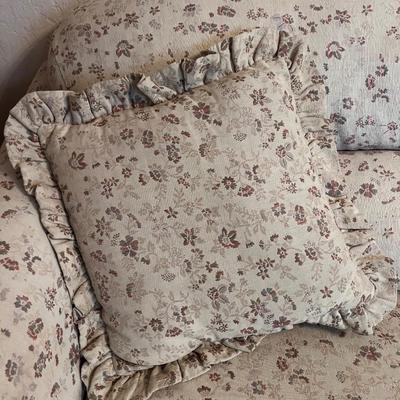 3- Person Skirted Sofa