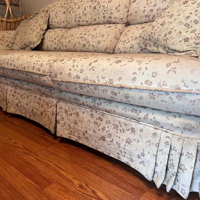 3- Person Skirted Sofa