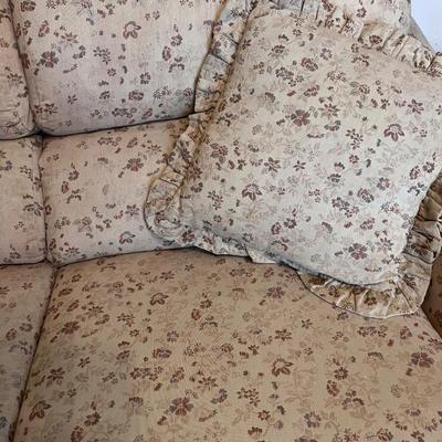 3- Person Skirted Sofa