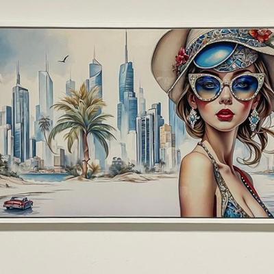 “ Summer in the City”-framed