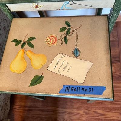 Painted Fruit Nesting Tables