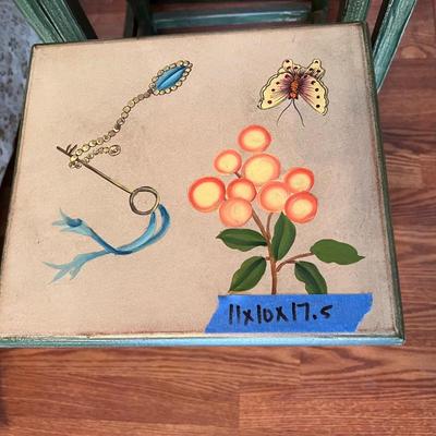 Painted Fruit Nesting Tables