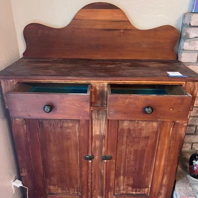 SOLD Early 20th cent Wooden Farmhouse jam jelly Cabinet