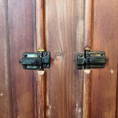 SOLD Early 20th cent Wooden Farmhouse jam jelly Cabinet