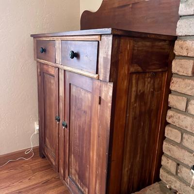 SOLD Early 20th cent Wooden Farmhouse jam jelly Cabinet