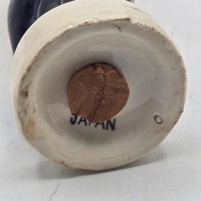 LOT 20: Vintage Silent Sam Adamson's Adventure Cartoon Character Salt Shaker, Vintage Ashtray Porcelain Baby on Bed Pan, and More