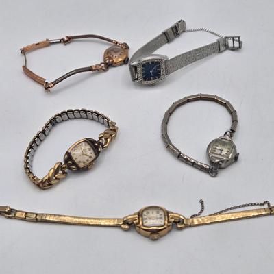 LOT 21J: Ladies' Watches for Parts or Repair