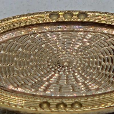 LOT 24J: Single 10k White Gold Cufflink / 2.46 grams