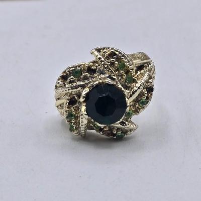 LOT 25J: Two Bracelet and Earrings Sets Made with Swarovski Elements, Liz Claiborne Black Teardrop Necklace with Matching Earrings, and More