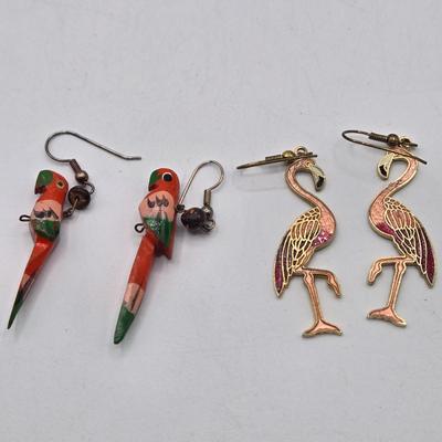 LOT 25J: Two Bracelet and Earrings Sets Made with Swarovski Elements, Liz Claiborne Black Teardrop Necklace with Matching Earrings, and More