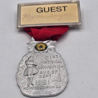 LOT 27J: Original NATO Former Yugoslavia Medal , Indianapolis 500 Pins, Avon Calling Pin, and More