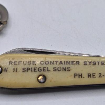 LOT 31J: NIB 3 Pocket Knives with Eagle Design, Buck Knife with Case, and More