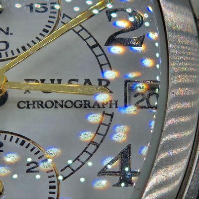 LOT 32J: NIB Vintage Pulsar Chronograph Watch