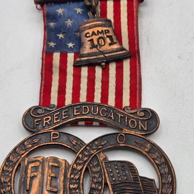 LOT 36J: Collection of Patriotic Order of Americans (P.O. of A.) Medals