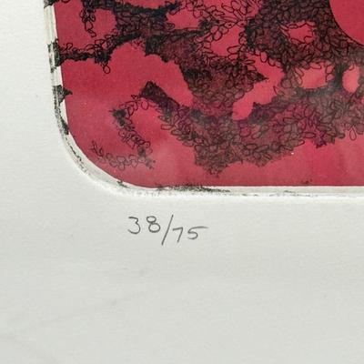LOT 78: Signed & Numbered Framed Artwork
