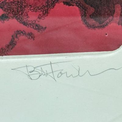 LOT 78: Signed & Numbered Framed Artwork