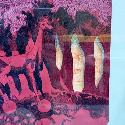 LOT 78: Signed & Numbered Framed Artwork