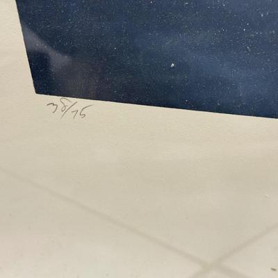 LOT 78: Signed & Numbered Framed Artwork