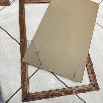 LOT 80: Hand Made Feather Bird Art