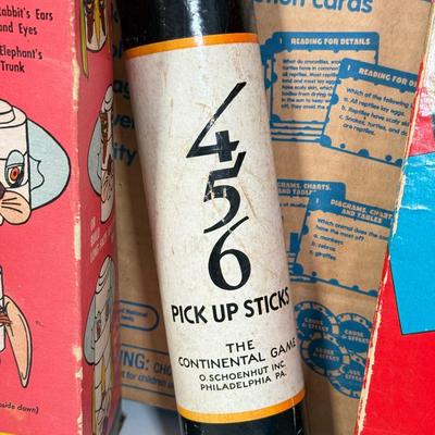 LOT 82: Vintage Games: Plinko, Tripoley, Wood Peg Games & More