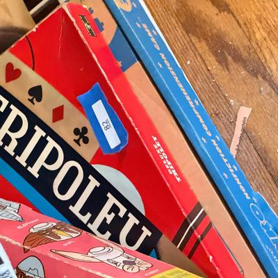 LOT 82: Vintage Games: Plinko, Tripoley, Wood Peg Games & More