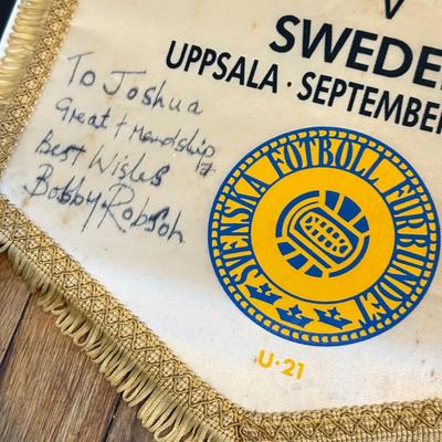 LOT 83: Vintage & Modern Sports Memorabilia: NHL Philadelphia Flyers, New York Yankees, NFL Football Games, England v Sweden Banner...